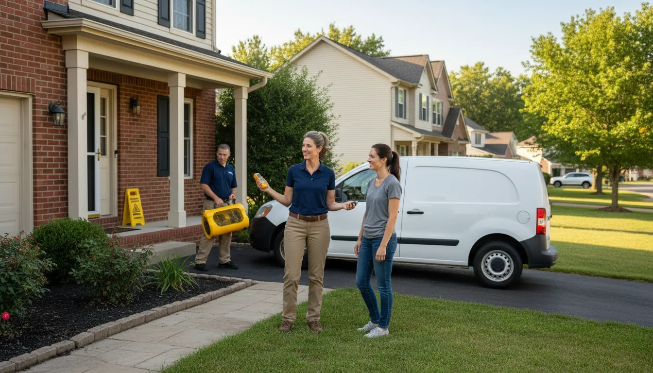 Water restoration image for Home Water Damage Repair in Topmost, KY